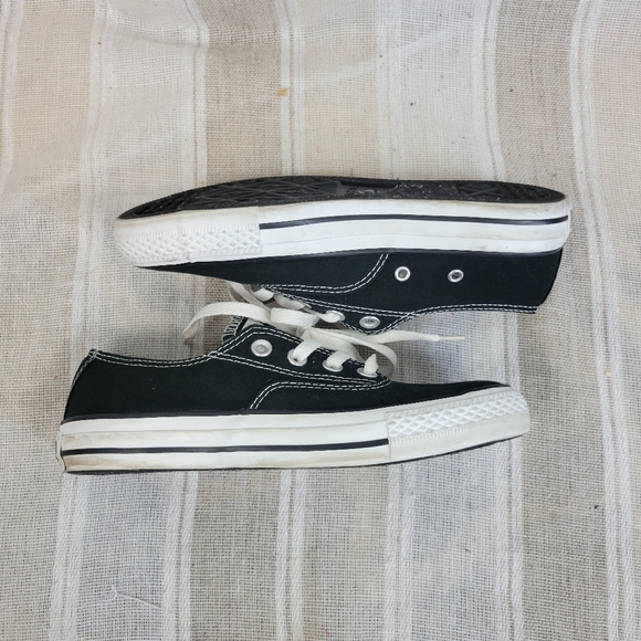 Converse Chuck Taylor Clean CVO Sneakers Tennis‎ Shoes Black White Size 7 - Picture 8 of 9
